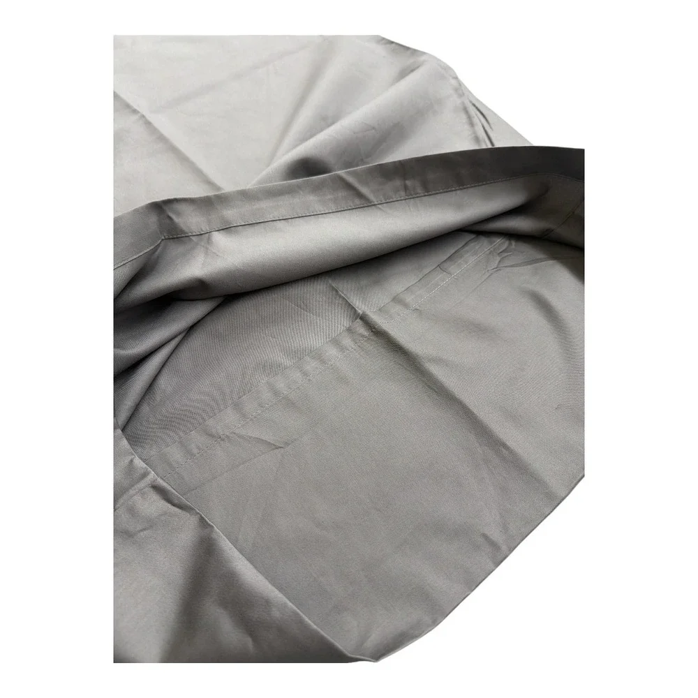 Ella Jayne Cotton Percale Pillowcase‎ 300 Thread Count 2-Piece Set NWOT Charcoal